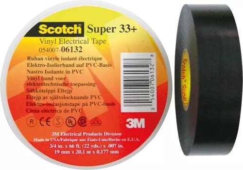 3M Deutschland PVC Elektro-Isolierband ScotchSuper33+ 19x6