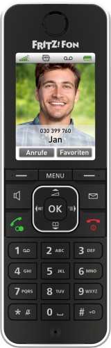AVM FRITZ!Fon C6 Black DECT-Komforttelefon schwarz, deutschsprachige  Version: : Elektronik & Foto