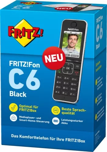 AVM DECT Telefon FRITZ!Fon C6 Black