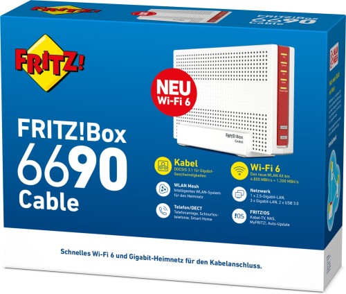 AVM WLAN Router FRITZ!Box 6690 CABLE