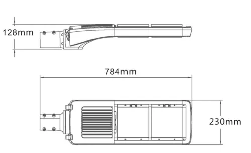 Abalight LED-Außenleuchte MAIN-120-760-T