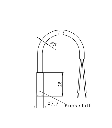 Alre-it Fußbodenfühler HF-8/4-K2