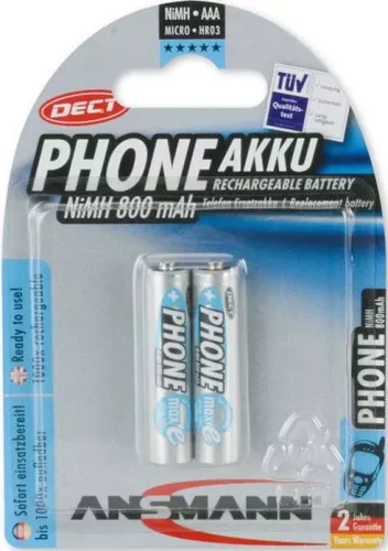 Ansmann Akku Micro DECT-Telefon 5035332 (VE2)