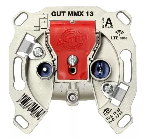 Astro Strobel BK-Modem-Durchgangsdose GUT MMX 13