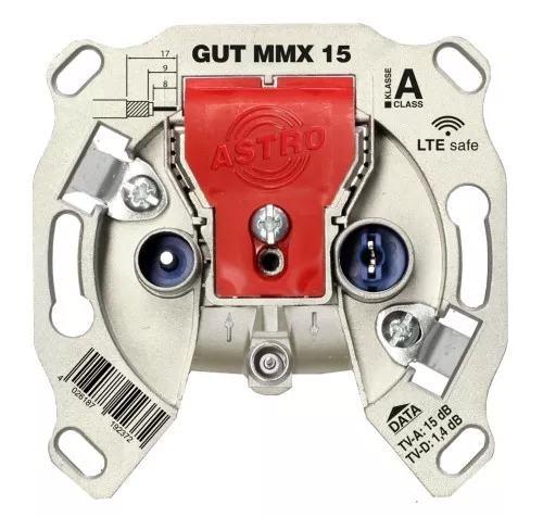 Astro Strobel BK-Modem-Durchgangsdose GUT MMX 15