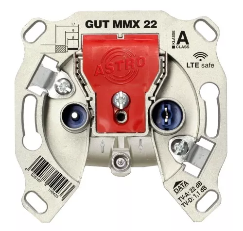 Astro Strobel BK-Modem-Durchgangsdose GUT MMX 22