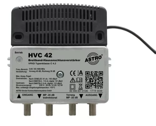 Astro Strobel Breitbandverstärker HVC 42