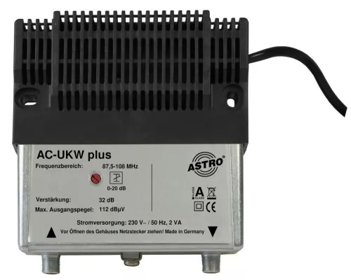 Astro Strobel Verstärker AC UKW Plus