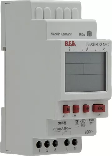 BEG Brück Electronic Zeitschaltuhr TS-ASTRO-2-NFC