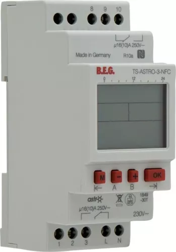 BEG Brück Electronic Zeitschaltuhr TS-ASTRO-3-NFC