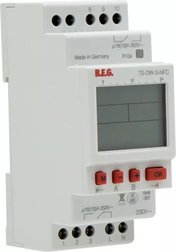 BEG Brück Electronic Zeitschaltuhr TS-DW-3-NFC