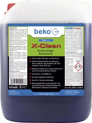 Beko X-Clean Konzentrat 29925000