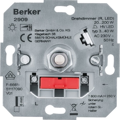 Berker Drehdimmer (R, LED) 2909