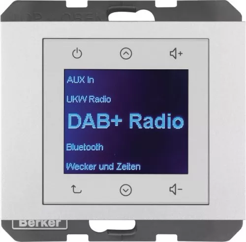 Berker Radio DAB+, Bt., K.x alu 30847003