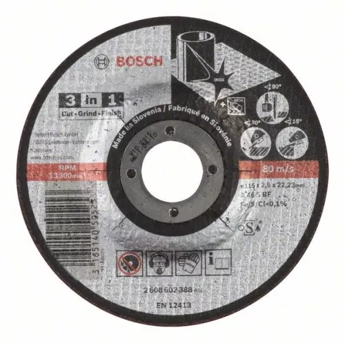 Bosch Power Tools 3-in-1 Scheibe 2608602388