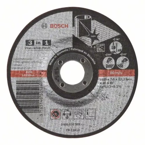 Bosch Power Tools 3-in-1 Scheibe 2608602389