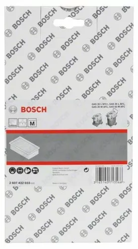 Bosch Power Tools Flachfaltenfilter 2607432033
