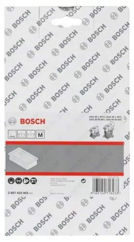 Bosch Power Tools Flachfaltenfilter 2607432041
