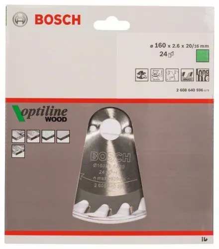 Bosch Power Tools Kreissägeblatt Wood 2608640596