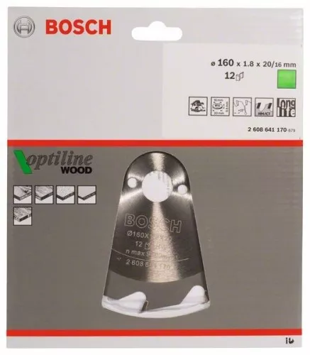 Bosch Power Tools Kreissägeblatt Wood 2608641170
