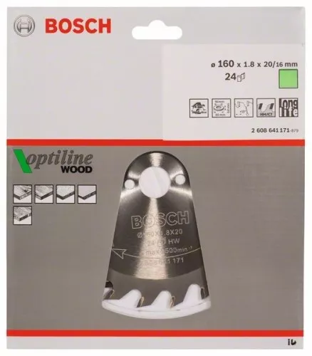 Bosch Power Tools Kreissägeblatt Wood 2608641171