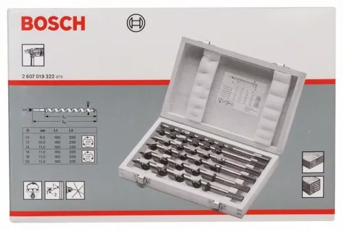 Bosch Power Tools Schlangenbohrer-Sets 2607019323