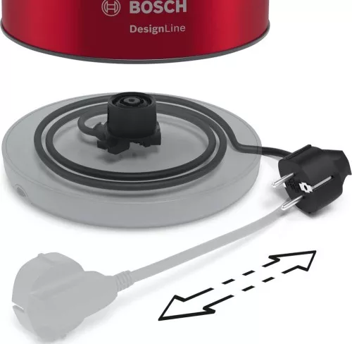 Bosch SDA Wasserkocher TWK4P434 deep red/gr