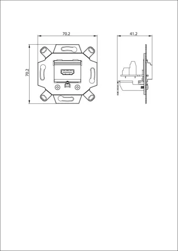 Busch-Jaeger HDMI-Anschlussdose 0261/32