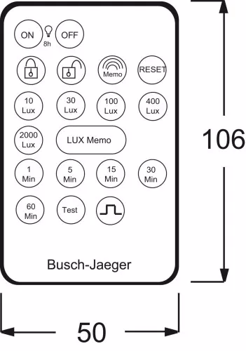 Busch-Jaeger IR Handsender 6843