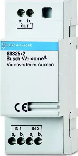 Busch-Jaeger Videoverteiler Außen REG 83325/2