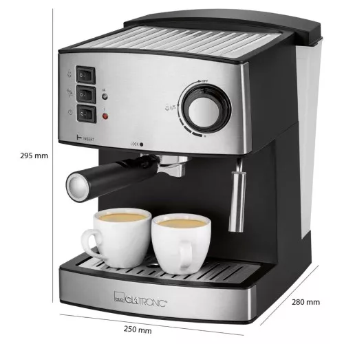 CTC Clatronic Espressoautomat CTC ES 3643 sw-inox