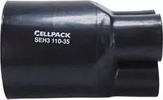 Cellpack Schrumpf-Aufteilkappe SEH4/150-55/schwarz