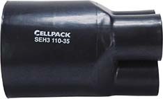 Cellpack Schrumpf-Aufteilkappe SEH4/60-25/schwarz