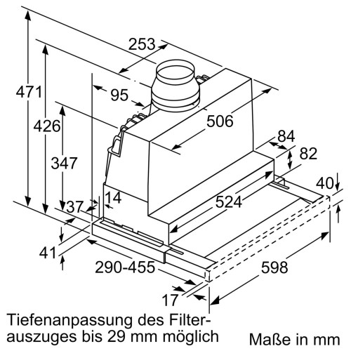 Constructa-Neff Flachschirmhaube D46ED52X1