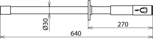 DEHN Isolierstange IS M12 STK 640