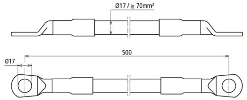 DEHN Kabel-Erdungsverbinder DBEB29/EBS15-03-17