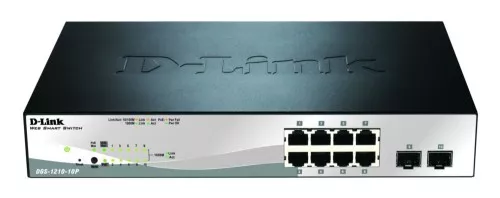 DLink Deutschland 10-Port PoE Gigabit Switch DGS-1210-10P/E
