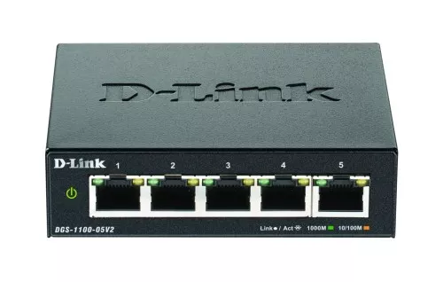 DLink Deutschland 5-Port Gigabit SmartSwitch DGS-1100-05V2/E