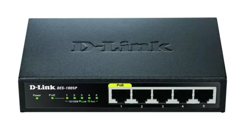DLink Deutschland 5-Port Layer2 Switch DES-1005P/E