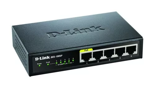 DLink Deutschland 5-Port Layer2 Switch DES-1005P/E