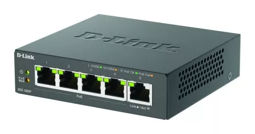 DLink Deutschland Gigabit PoE+ Switch DGS-1005P/E