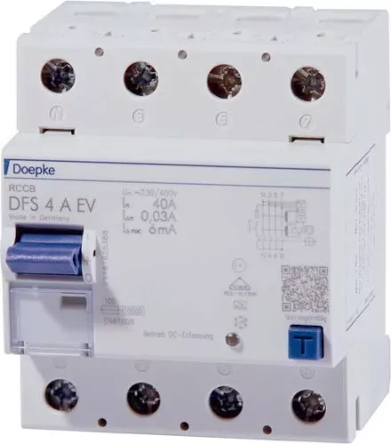 Doepke FI-Schalter DFS4 040-4/0,03-A EV