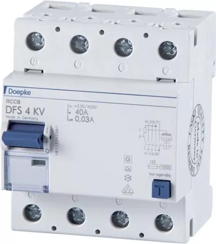 Doepke FI-Schalter DFS4 040-4/0,03-A KV