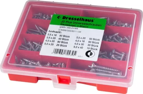 Dresselhaus Sortiment JDPlus Schrauben 4499/000/06 6011