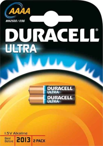 Duracell Alkaline-Batterie Ultra-AAAA (Bli.2)