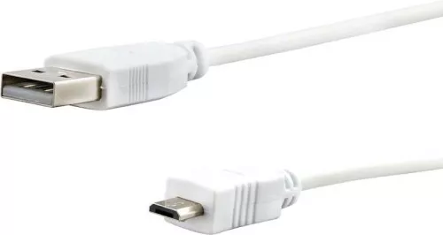 E+P Elektrik Micro-USB-Kabel AB CC549Wweiss