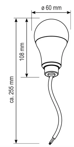 EVN Lichttechnik LED-Baustellenfassung BF230940 280x65mm