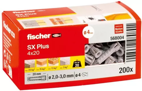 Fischer Deutschl. Dübel SX Plus SX Plus 4x20