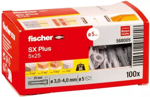 Fischer Deutschl. Dübel SX Plus SX Plus 5x25