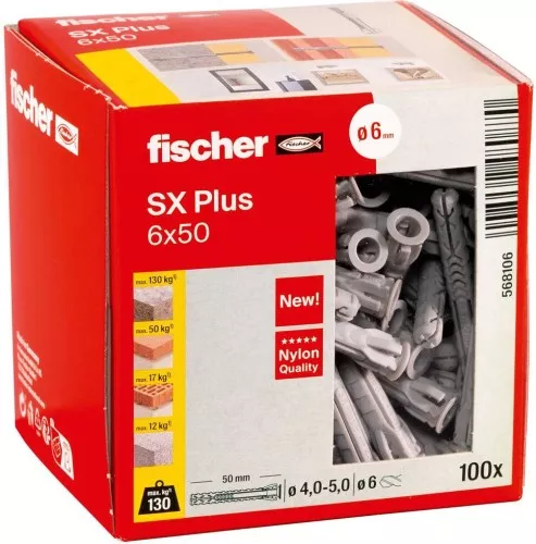 Fischer Deutschl. Dübel SX Plus SX Plus 6x50